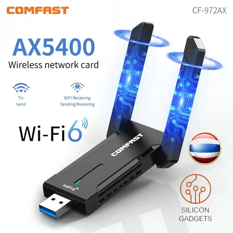 COMFAST CF-972AX AX5400 Wi-Fi 6E USB